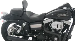 Mustang Black Wide Touring Recessed Passenger Seat