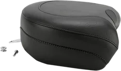 Mustang Black Wide Touring Recessed Passenger Seat