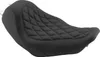 Mustang Black Vintage Wide Touring 2pc Seat w Backrest