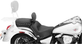 Mustang Black Studded Touring 1 pc Seat Backrest