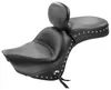 Mustang Black Studded Touring 1 pc Seat Backrest