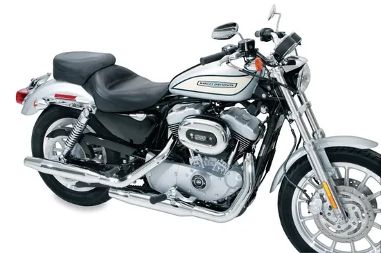 Mustang Black Wide Touring Solo Driver Seat w Backrest