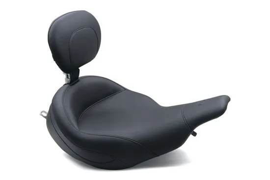 Mustang Black Super Touring Solo Driver Seat w Backrest 2