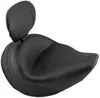 Mustang Black Wide Touring Solo Driver Seat w Backrest