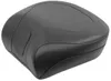 Mustang Black Wide Touring Rear Passenger Pillion Seat