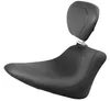 Mustang Black Wide Tripper Solo Driver Seat w Backrest