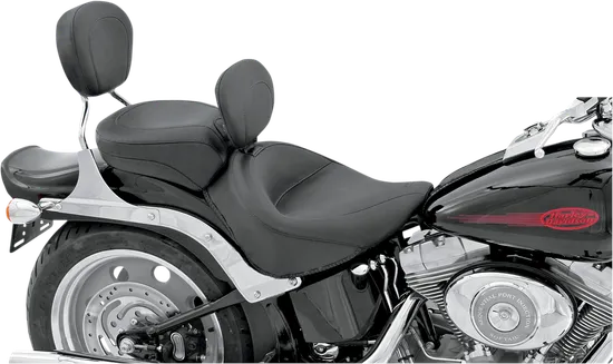 Mustang Black Wide Touring Rear Passenger Seat 4