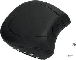 Mustang Black Studded Wide Touring Passenger Seat