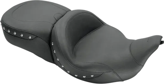 Mustang Black Studded 2 Up Super Touring 1pc Seat