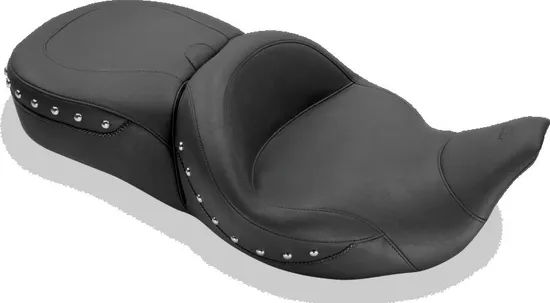 Mustang Black Studded 2 Up Super Touring 1pc Seat