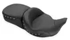 Mustang Black Studded 2 Up Super Touring 1pc Seat