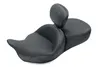 Mustang Black 2 Up Super Touring 1pc Seat w Backrest