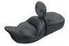 Mustang Black Regal 2 Up Super Touring 1pc Seat w Backrest