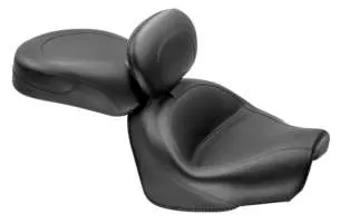 Mustang Black Vintage Touring 2pc Seat Backrest