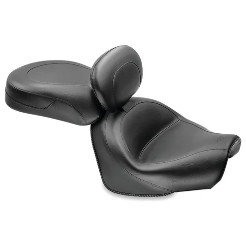 Mustang Black Vintage Touring 2pc Seat Backrest