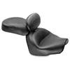 Mustang Black Vintage Touring 2pc Seat Backrest