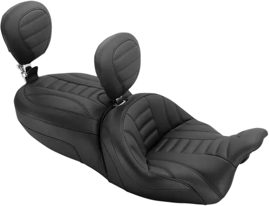 Mustang Touring Deluxe 1pc Seat w Backrests