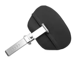 Mustang Black Standard Touring Deluxe Driver Backrest