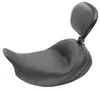 Mustang Black Touring Solo Seat w Backrest