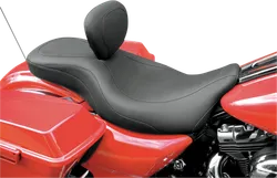 Mustang Black 2Up Wide Tripper 1Pc Seat w Backrest