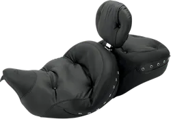 Mustang Black Pearl Studded Touring 1 Pcs Seat Backrest