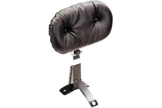 Mustang Black Original Regal Driver Backrest Sissy Bar Pad Kit 2