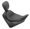 Mustang Black Original Wide Touring Solo Driver Seat w Backrest