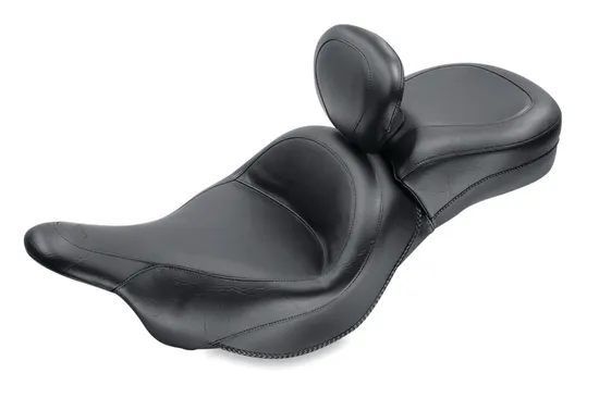 Mustang Black Touring 1pc Seat w Backrest