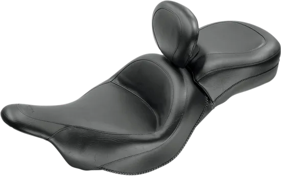 Mustang Black Touring 1pc Seat w Backrest