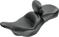 Mustang Black Touring 1pc Seat w Backrest