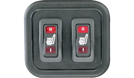 Mustang Original 2 Up Wide Touring 1 Pcs Heated Seat