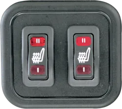 Mustang Original 2 Up Wide Touring 1 Pcs Heated Seat