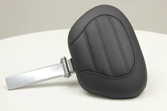 Mustang Black Super Touring Deluxe Driver Backrest