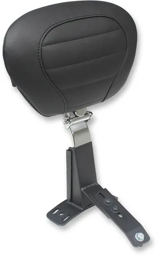 Mustang Black Super Touring Deluxe Driver Backrest