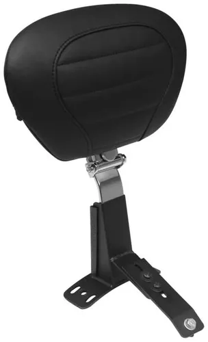 Mustang Black Super Touring Deluxe Driver Backrest