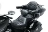 Mustang Diamond Touring 1pc Heated Seat Studded w Backrest
