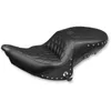 Mustang Diamond Touring 1pc Heated Seat Studded w Backrest