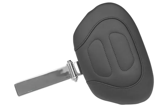 Mustang Black Stitch Touring Solo Seat w Backrest 3