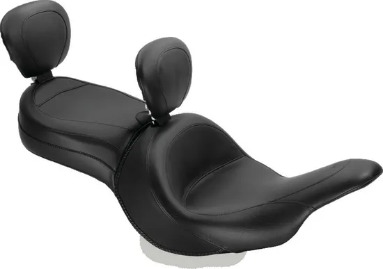 Mustang Black Touring 1pc Seat w Driver Backrest
