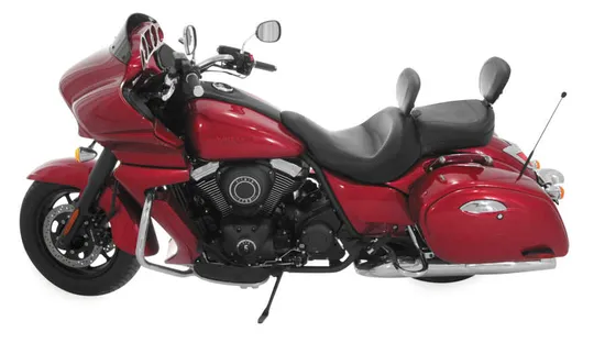 Mustang Black Touring 1pc Seat w Driver Backrest