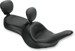 Mustang Black Touring 1pc Seat w Driver Backrest