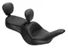 Mustang Black Touring 1pc Seat w Driver Backrest