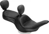 Mustang Black Touring 1pc Seat w Driver Backrest