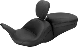 Mustang Black Lowdown Touring 1pc Seat w Backrest