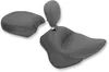 Mustang Black Wide Touring Solo Driver Seat w Backrest