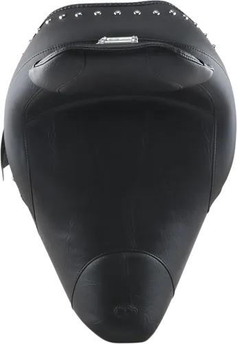Mustang Black Studded Touring Solo Seat w Backrest