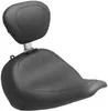 Mustang Black Wide Tripper Solo Driver Seat w Backrest