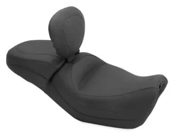 Mustang Black Touring 1pc Seat w Backrest