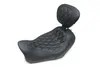 Mustang Black Diamond Wide Tripper Solo Driver Seat w Backrest