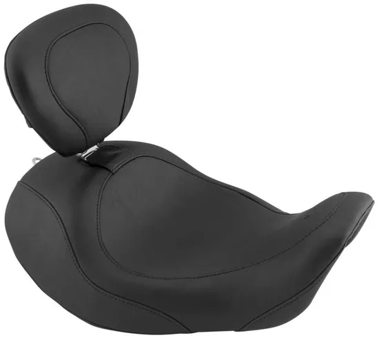 Mustang Black Wide Solo Driver Seat w Backrest